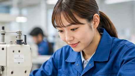 縫製分野で働く人材のイメージ